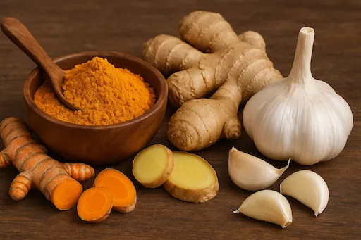 The Anti-Inflammatory Power of Turmeric, Ginger, and Garlic