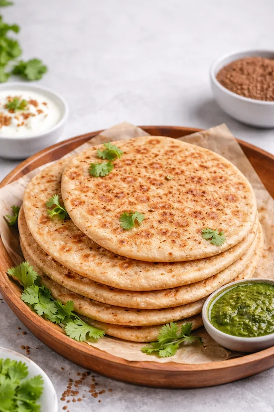 Flaxseeds Stuffed Chapati